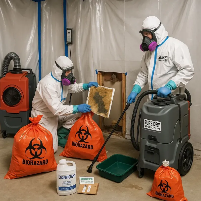 Contaminated Water Handling Protocols process in Minoa, NY